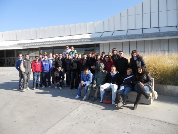 Vista al Parque de las Ciencias de los alumnos del ciclo formativo