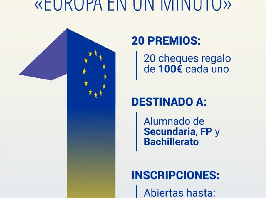 ENTREGA DE PREMIOS «EUROPA EN 1 MUNUTO» PARA ALUMNADO DE NUESTRO IES